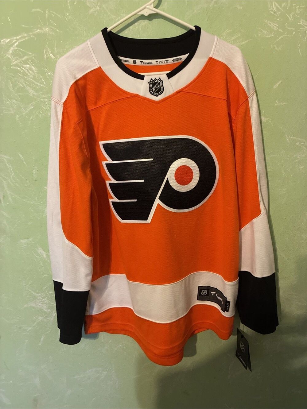 Men's Philadelphia Flyers Fanatics Branded Breakaway Home Jersey Small NWT